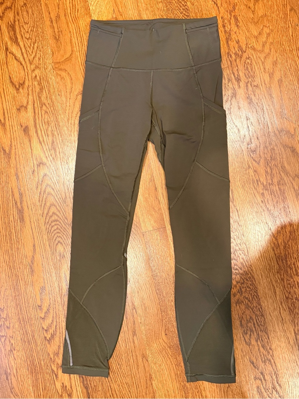 Lululemon Leggings Olive Green, Size 4